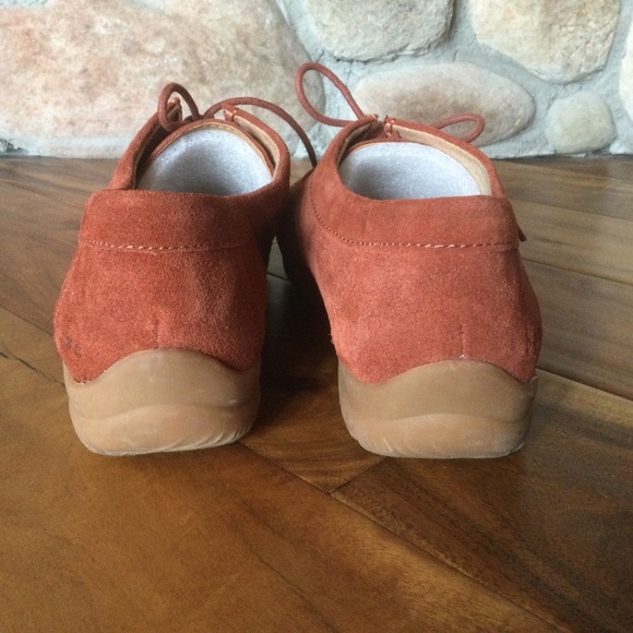 ✔️ B.O.C BOC Big On Comfort Hardwick Moc Toe Rust Suede Booties Shoes Size 7.5 - Picture 4 of 7